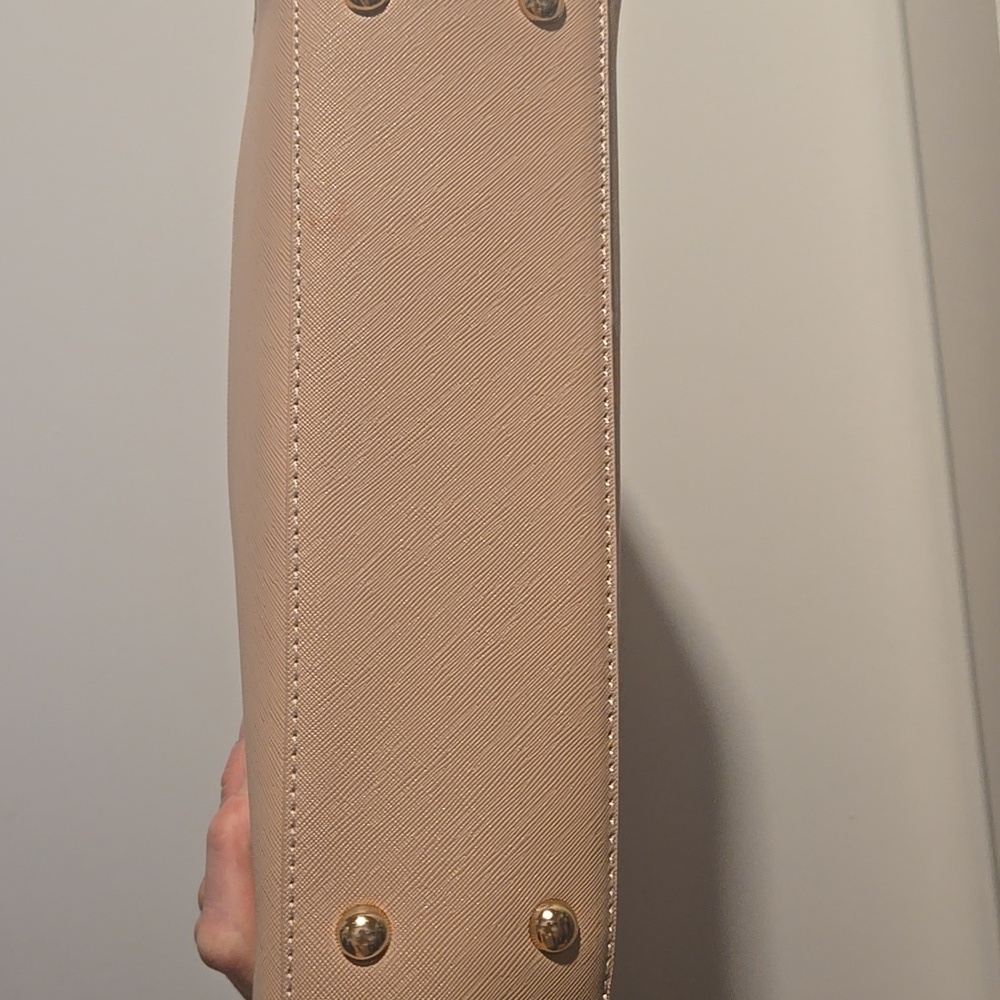 Trina Turk Beige Satchel NWT - Picture 8 of 11